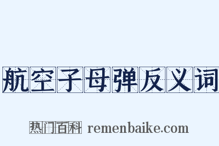 航空子母弹反义词是什么意思的图片